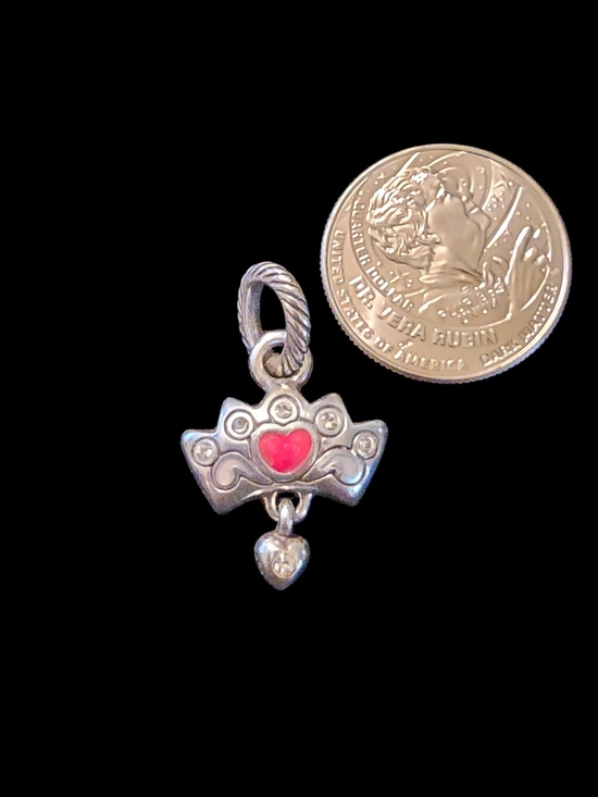Jewelry - Retired silver-plated Brighton Princess crown charm